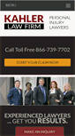 Mobile Screenshot of kahlerlawfirm.com